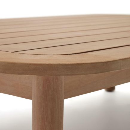 Imagen de Detalle Mesa de Centro Exterior Madera ‘Sacova’ Lateral