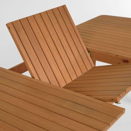 Imagen de Detalle Mesa Exterior Extensible ‘Hanzel’ Abierta