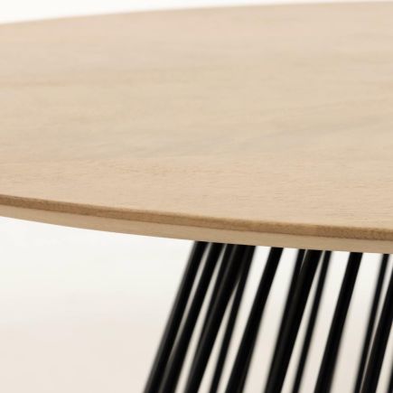 Imagen de Detalle Mesa de Centro Madera Mango ‘Leska’ Cerca