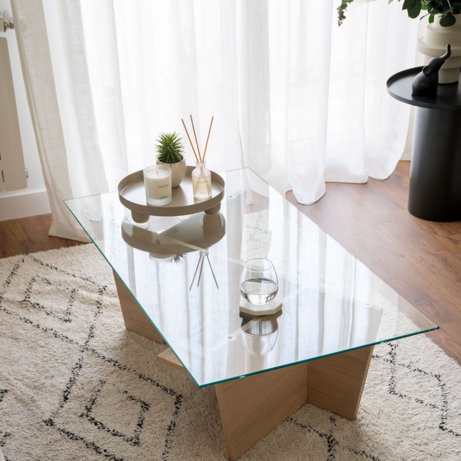 Balwind' Crystal Coffee Table