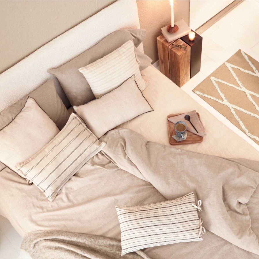 Teak and Metal Side Table 'Kwango'