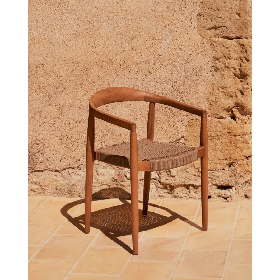 Silla Apilable Ext Estructura Natural ‘Ydalia’