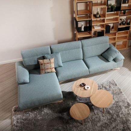 Sofa with Chaise Loungue Becchi : Procomobel