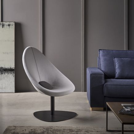 Ballandi Swivel Rounded Swivel Armchair | Procomobel