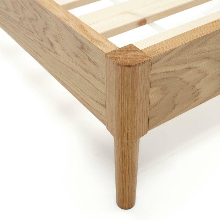 Oak Double Bed 'Lenon