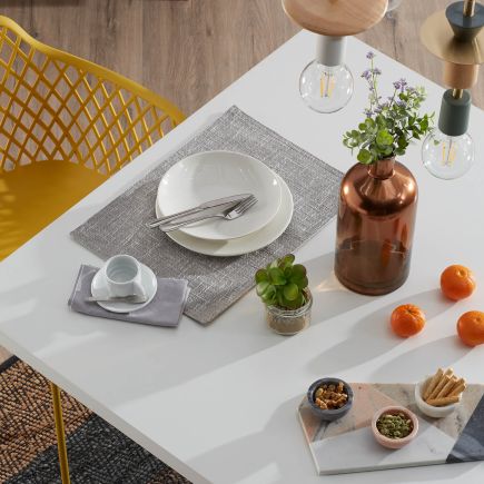Foto en Ambiente Cerca Mesa Comedor Blanca ‘Argo’