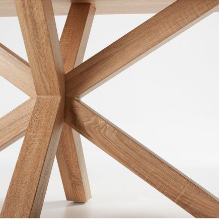Imagen de Detalle Mesa Rectangular Natural ‘Argo’ Patas