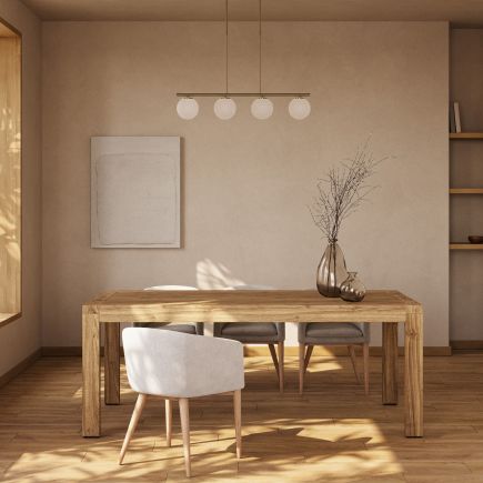 Foto en Ambiente Mesa Comedor Extensible Natural ‘Briva’