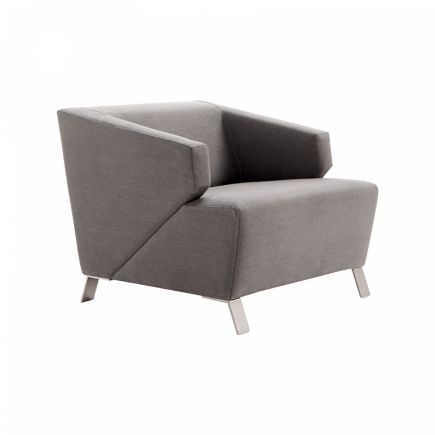 Armchair with Steel Legs Balleri : Procomobel