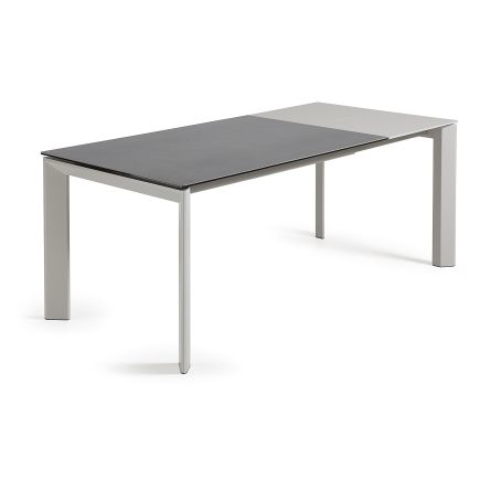 Vista Lateral Derecha Mesa Extensible Porcelánico ‘Axis’