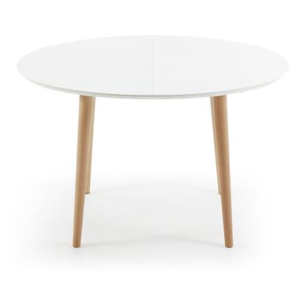Vista Lateral Izquierda Mesa Comedor Extensible ‘Oqui’ 120 