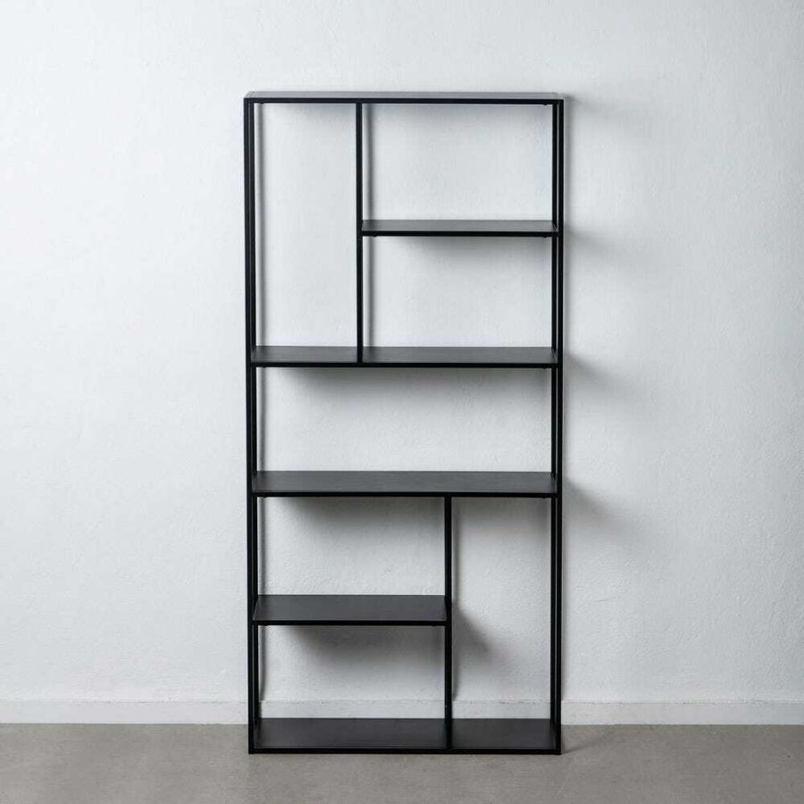 Large Black Steel Shelf 'Uluru' Large Steel Shelf 'Uluru
