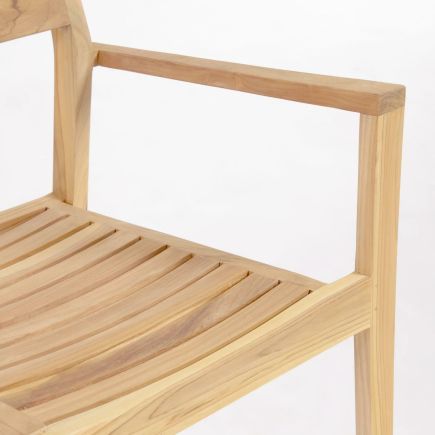 Imagen de Detalle Reposabrazos Silla de Comedor Exterior Victoire