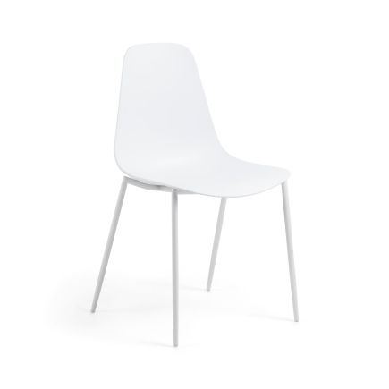 Vista Frontal Silla de Comedor ‘Whatts’ Blanco
