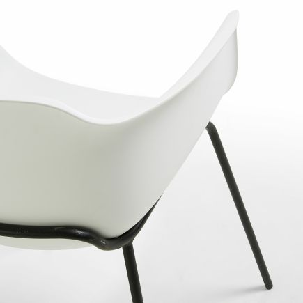 Imagen de Detalle Silla de Comedor ‘Khasumi’ Blanco