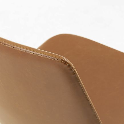 Imagen de Detalle Silla de Comedor Piel ‘Zeva’