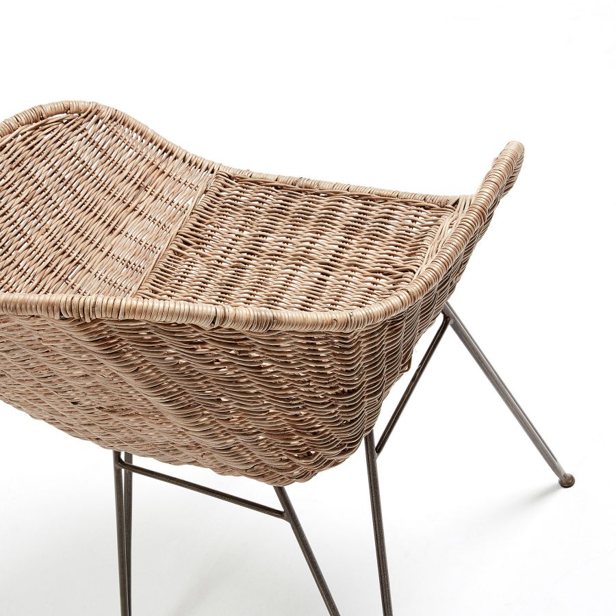 Natural Rattan Dining Chair 'Chart'