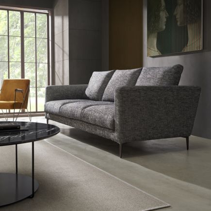 Conjunto de mesa de centro, sillón y Sofá 4 Plazas de Madera Maciza Bana