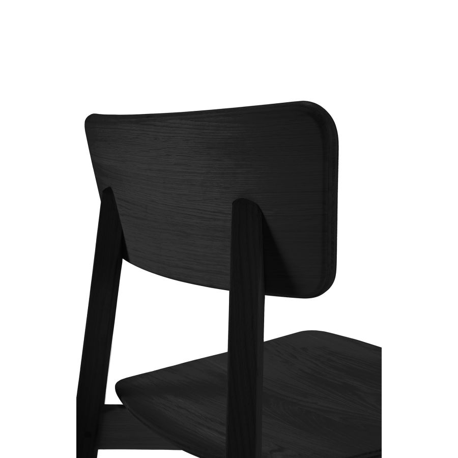 Dining Chair in Black Oak 'Casale'