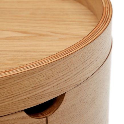 Imagen de Detalle Mesita de Noche Madera ‘Octavia’