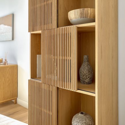 Foto en Ambiente Estantería de Madera ‘Beyla’ Salón