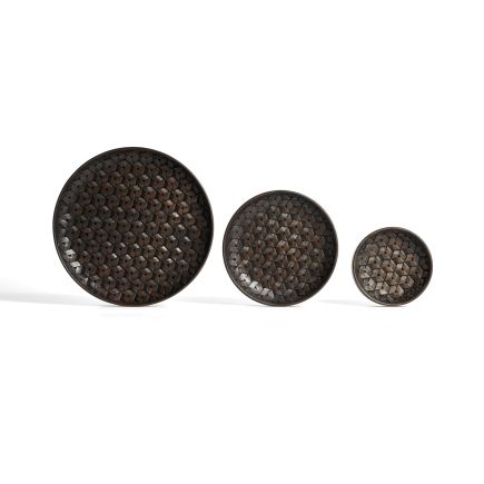 Juego Platos Madera Tampa