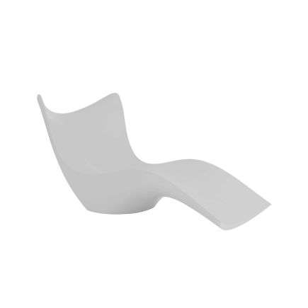 Tumbona para Exterior ‘Surf’ Blanco