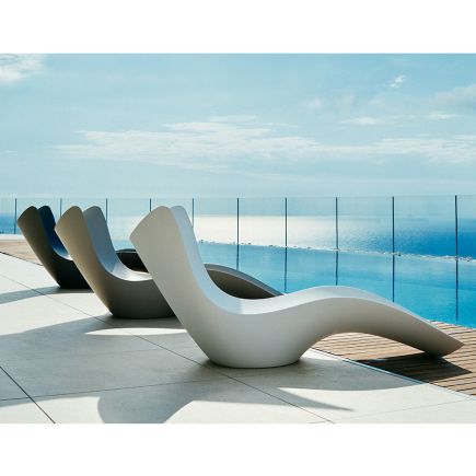 Foto en Ambiente Piscina Tumbona para Exterior ‘Surf’