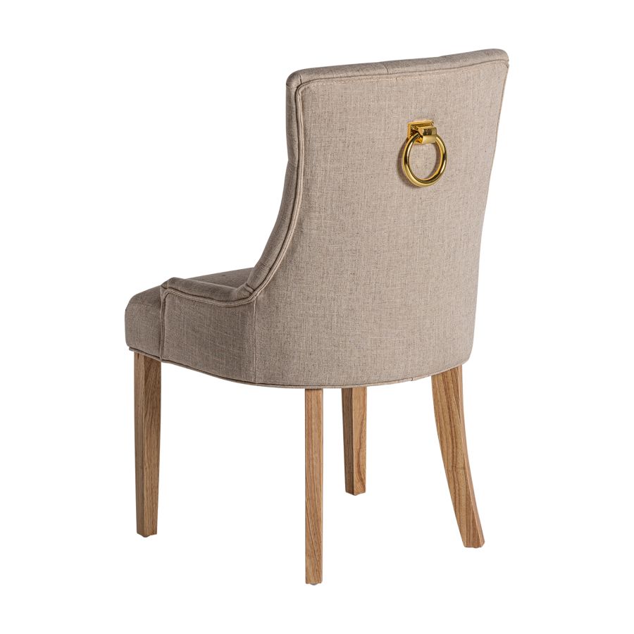 Beige Upholstered Chair 'Charron'