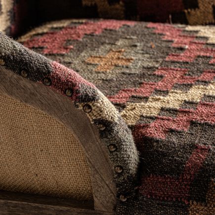 Imagen de Detalle Sillón Tapizado en Yute Coudert