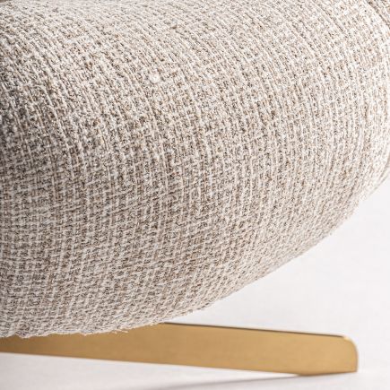 Imagen de Detalle Sillón Tapizado Giratorio Bailleul