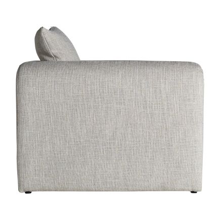 Vista Lateral Derecha Sillón Moderno Tapizado Parisot