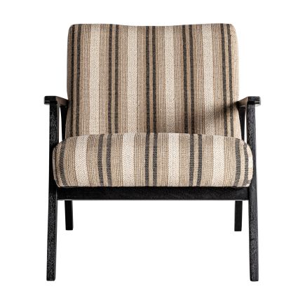 Vista Frontal Sillón de Madera de Mango Le Bras