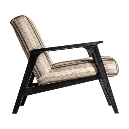 Vista Lateral Derecha Sillón de Madera de Mango Le Bras