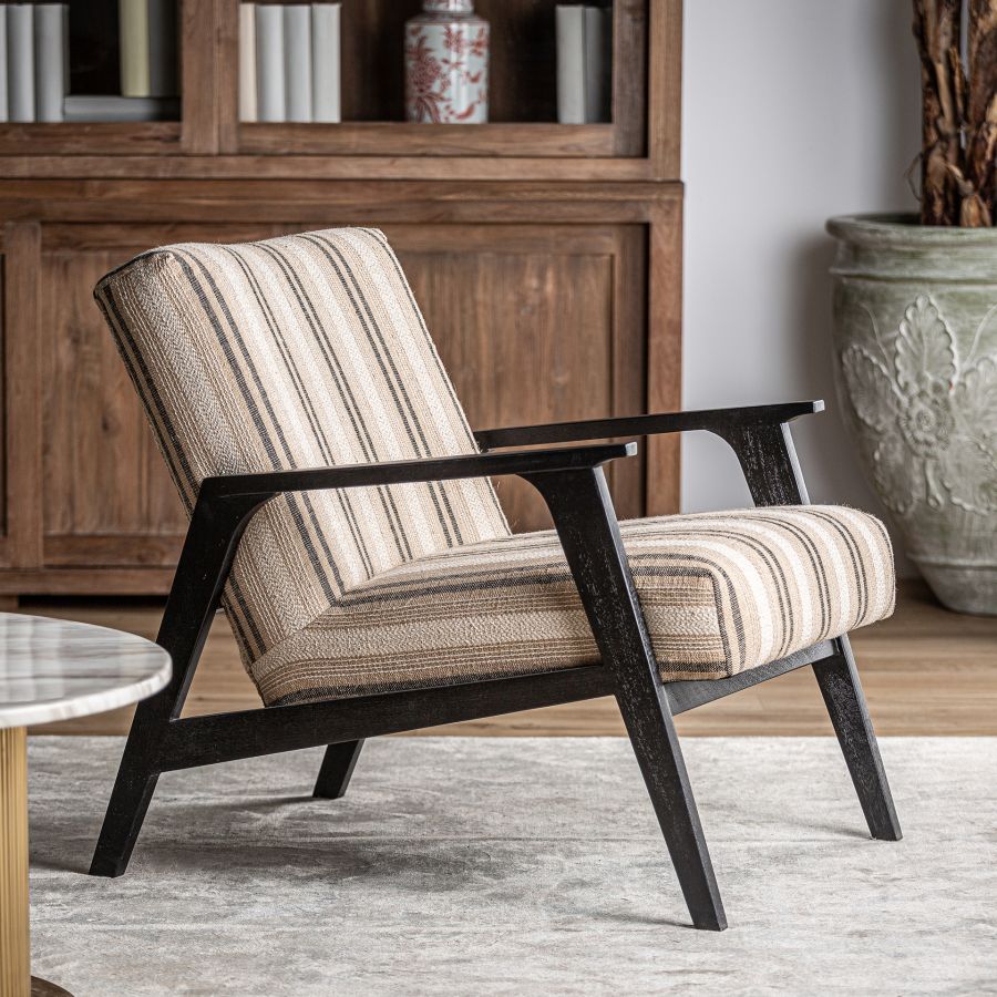 Mango Wood Armchair 'Le Bras'