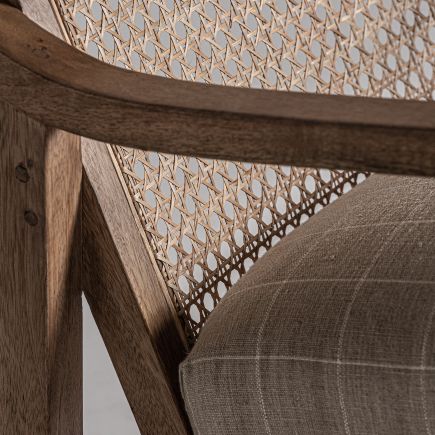 Imagen de Detalle Sillón Madera de Mango Leclere