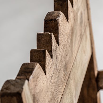 Imagen de Detalle Respaldo Sillón de Madera de Teca Le Meur