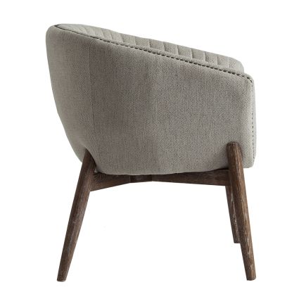 Vista Lateral Derecha Sillón Tapizado Metayer