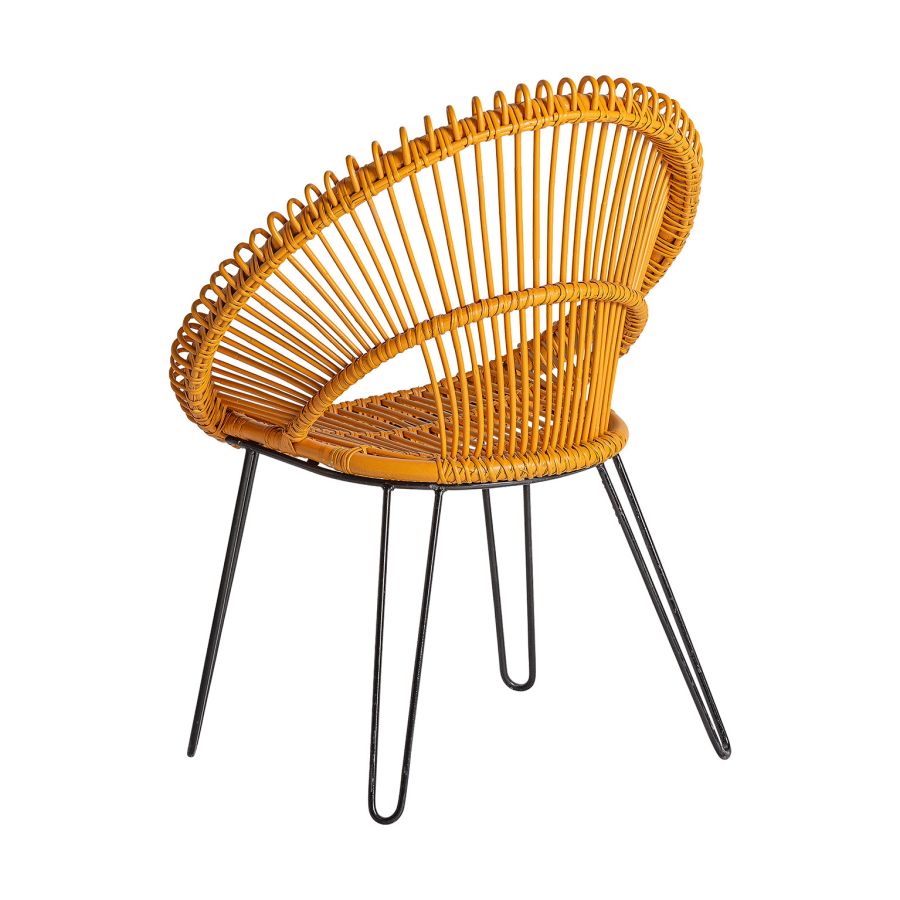 Sillón Ratán y Hierro ‘Vergne’