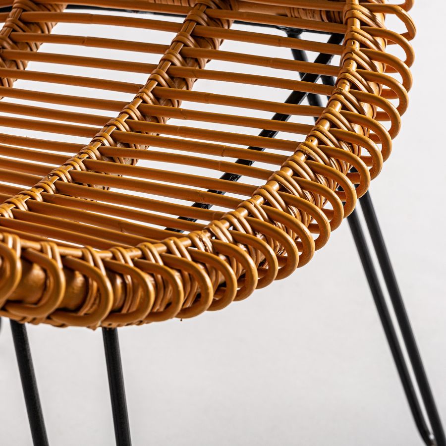 Sillón Ratán y Hierro ‘Vergne’
