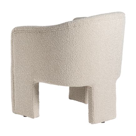 Vista Trasera Sillón Borreguito Beige Vigier