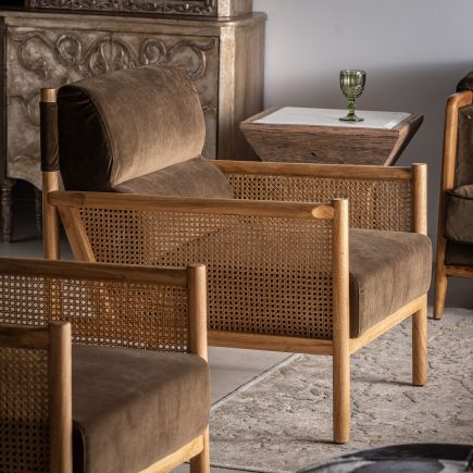Foto en Ambiente Sillón de Ratán Grimaud