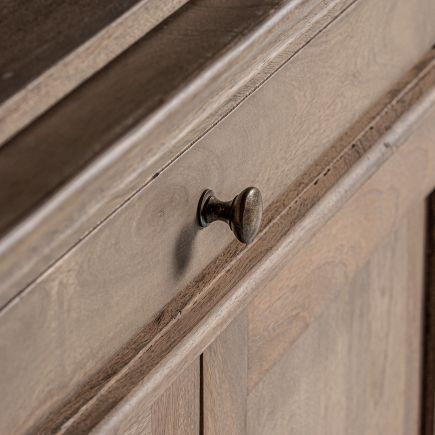 Imagen de Detalle Tirador Libreria Madera de Mango Ollier