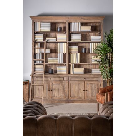 Foto en Ambiente Libreria Madera de Mango Ollier