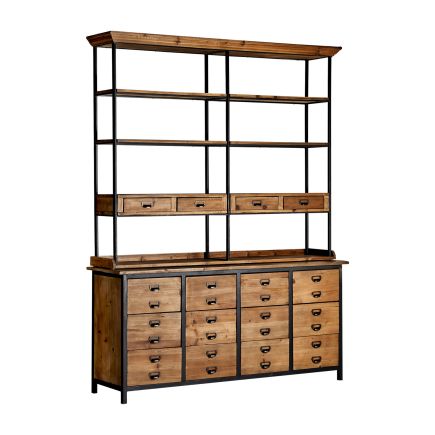 Estantería Madera y Metal Bardin