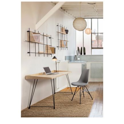 Foto en Ambiente Escritorio Madera y Acero Islai rubberwood