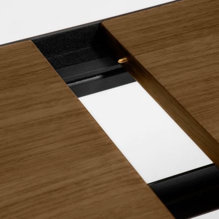Imagen de Detalle Mesa Extensible Nogal ‘Nadyria’ 120 Extensión