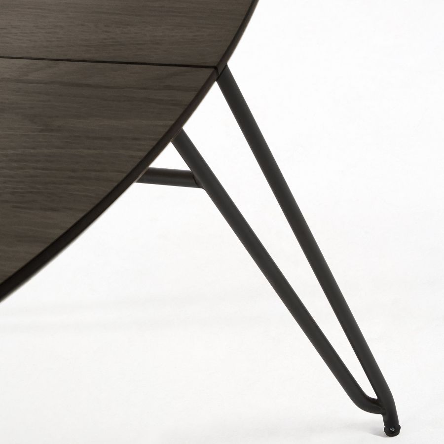 Round Extendable Dining Table 'Milian'
