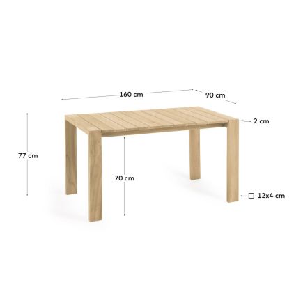 Mesa Exterior Madera de Teca ‘Victoire’