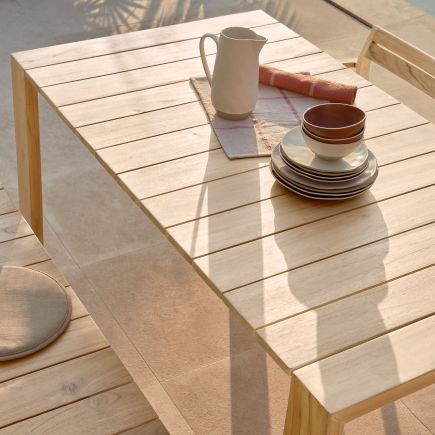 Foto en Ambiente Mesa Exterior Madera de Teca ‘Victoire’ Jardín